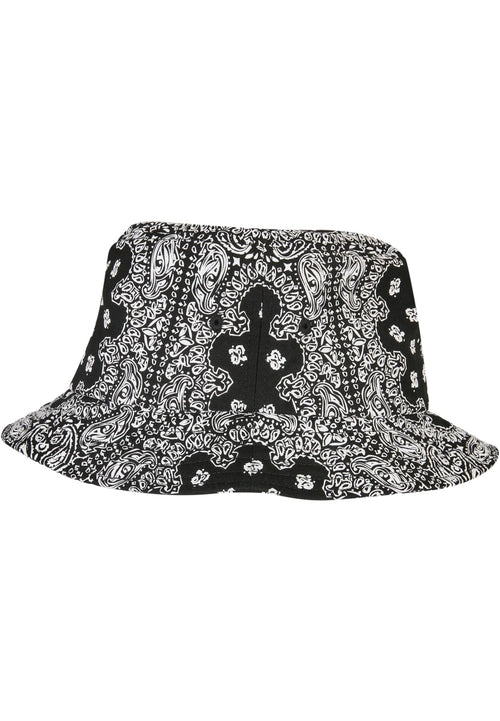 Bandana Print Bucket Hat - Black - TeeShoppen Group™ - Accessories - TeeShoppen
