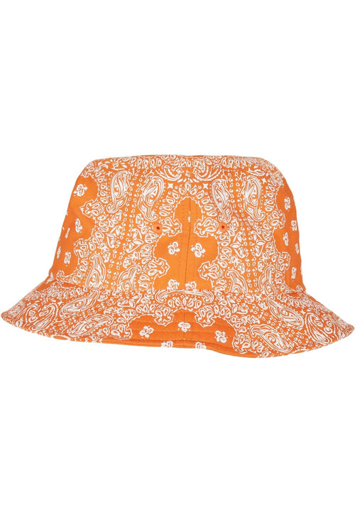 Bandana Print Bucket Hat - Orange - TeeShoppen Group™ - Accessories - TeeShoppen