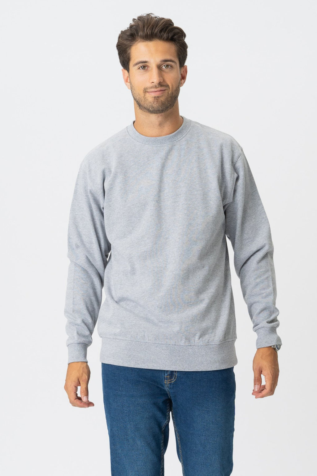 Basic Crewneck - grijs