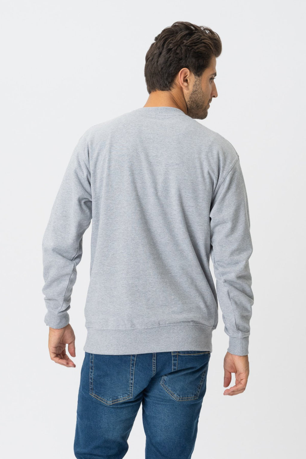 Basic Crewneck - grijs