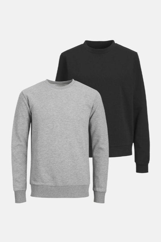 Basic Crewneck Sweat - Pakketdeal (2 pcs.)