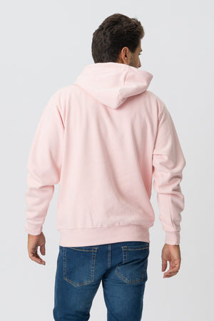 Basic hoodie - Pink - TeeShoppen Group™