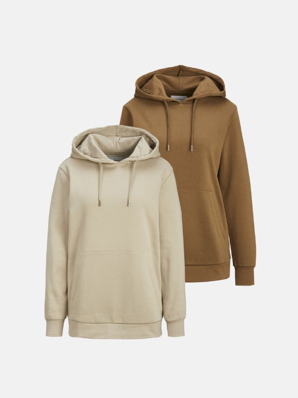 Basic Hoodie Sweat (Women) - Pakketdeal (2 pcs.)