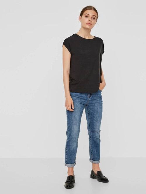 Basic soft t-shirt - Black - TeeShoppen Group™ - T-shirt - Vero Moda