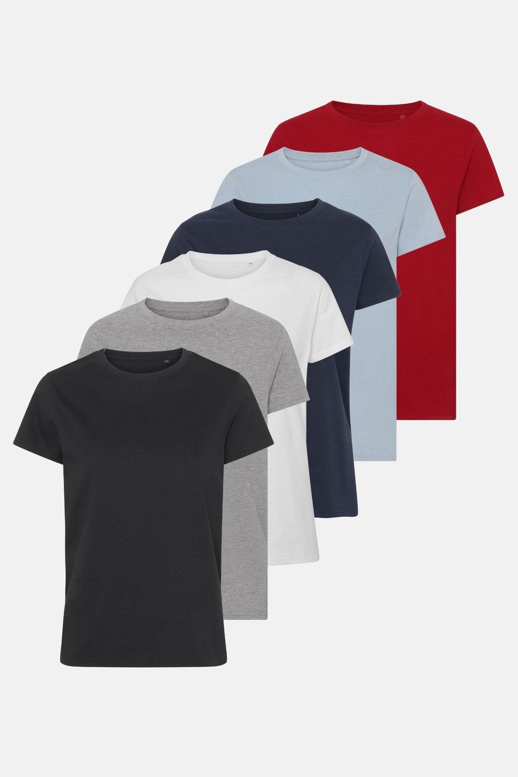 Basic T -shirt - pakketdeal (6 pcs.)