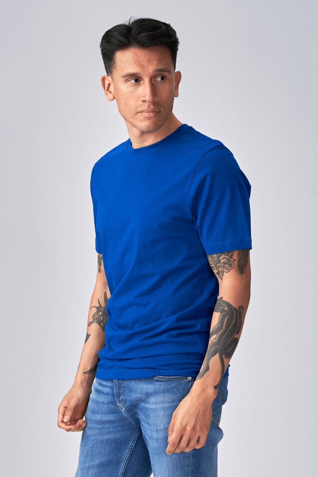 Basic T -shirt - Zweeds blauw