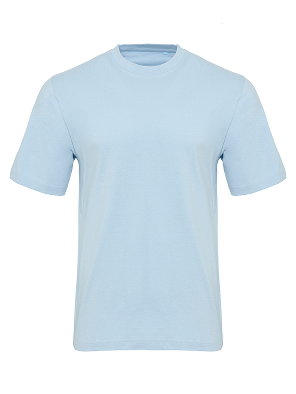 Biologisch Basic T -shirt - lichtblauw