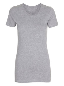 Gemonteerd T -shirt - Oxford Gray