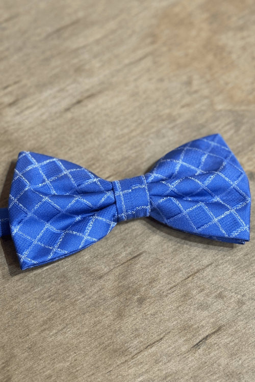 Bowtie - Checkered Blue - TeeShoppen Group™