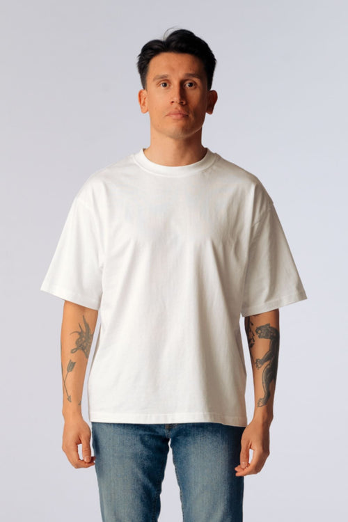 Boxfit T-shirt - White - TeeShoppen Group™ - T-shirt - TeeShoppen