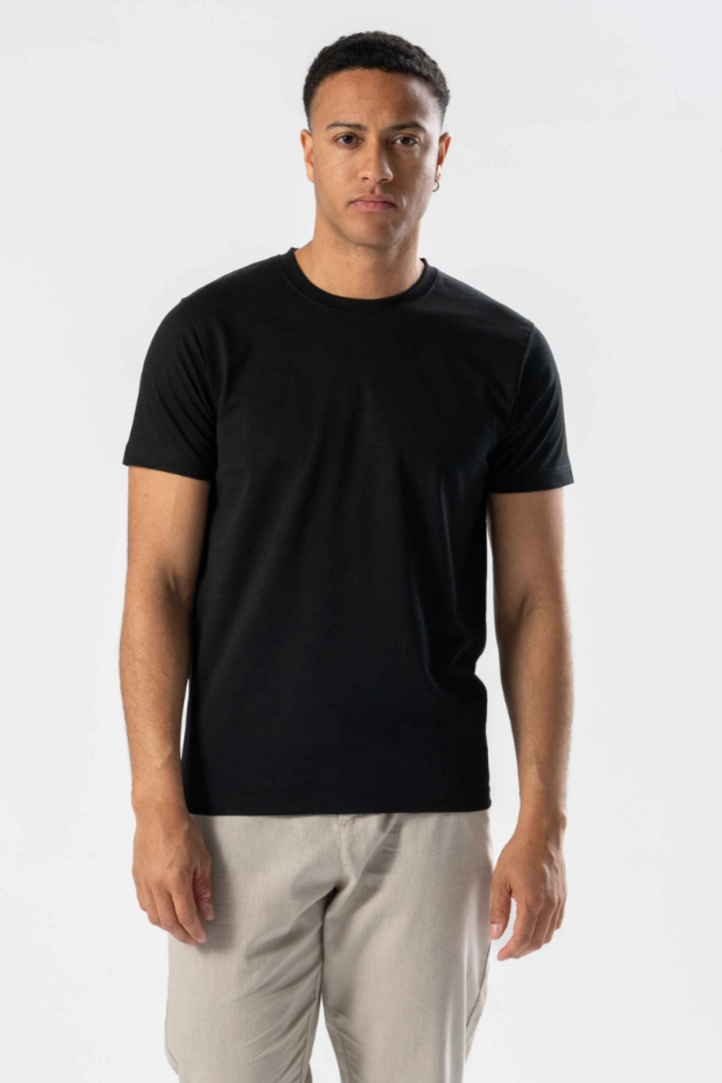 Regular T-shirt - Zwart