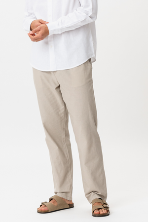 Linen Pants - Sand