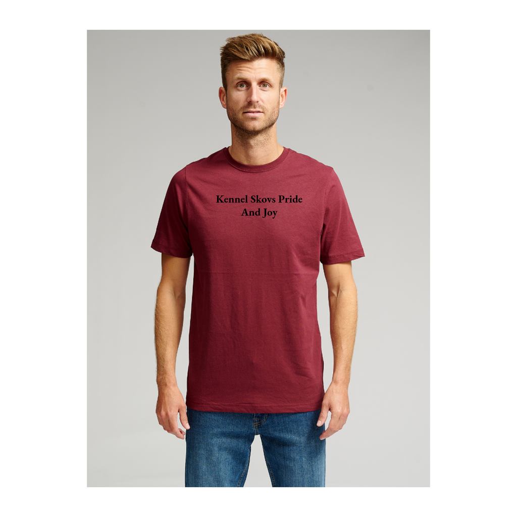 Biologisch Basic T -shirt - Bourgondië