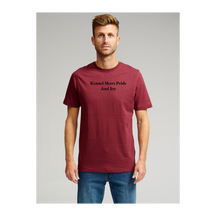 Biologisch Basic T -shirt - Bourgondië