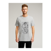 Biologisch Basic T -shirt - grijs