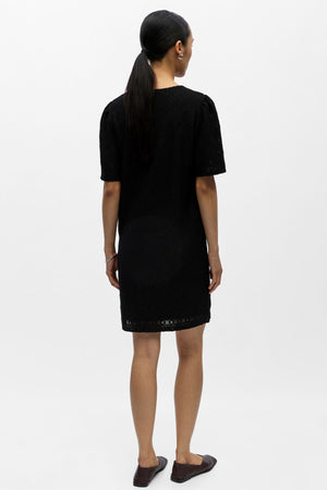 Laila V-Neck Dress - Black