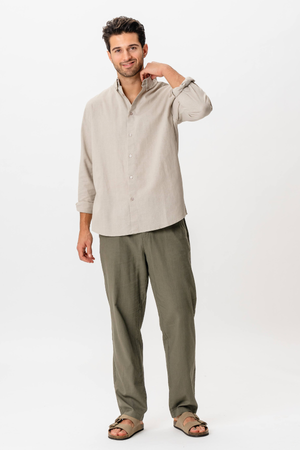 Linen Shirt - Sand
