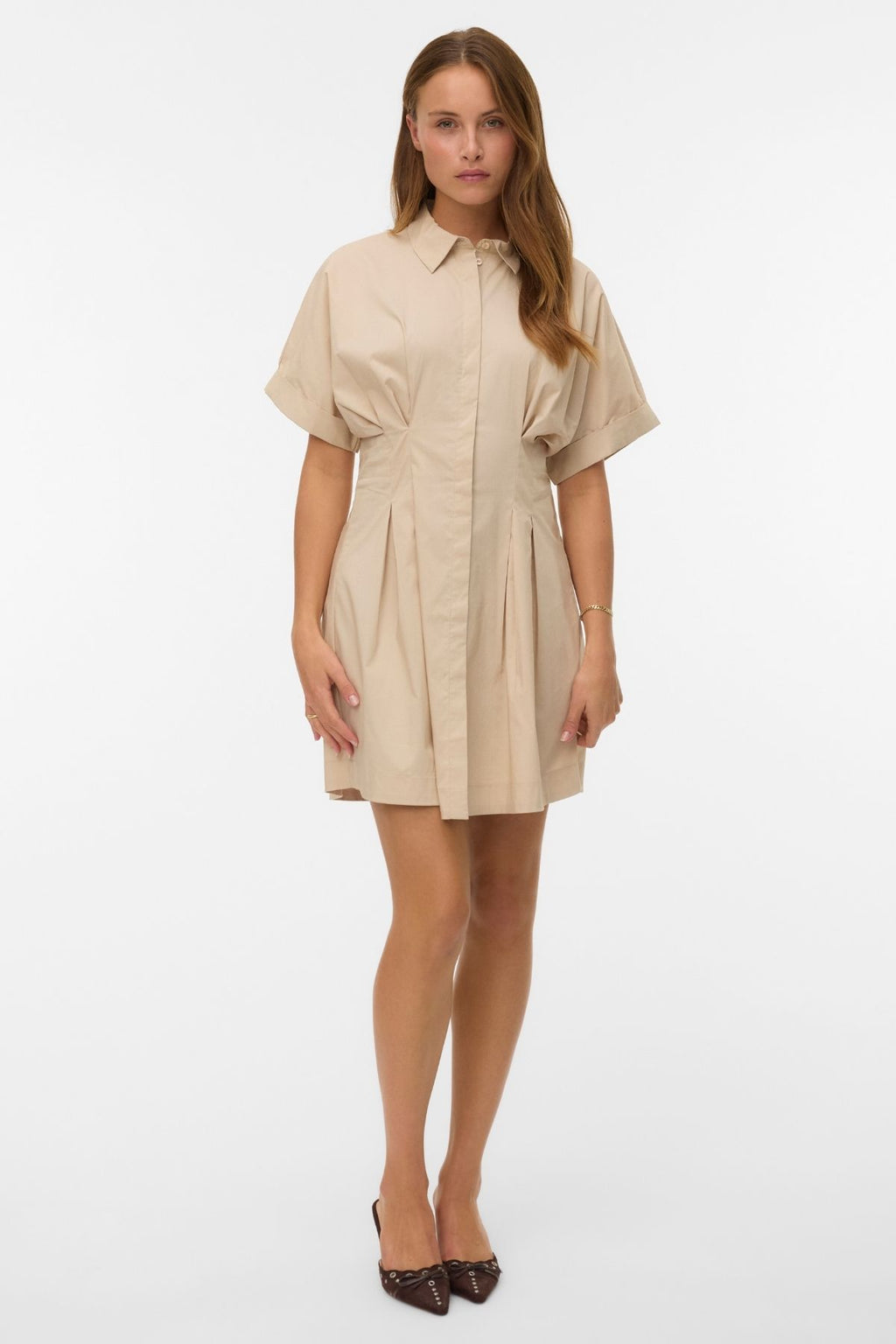 Korte Friba-jurk - Cement