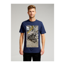 Biologisch Basic T -shirt - marine