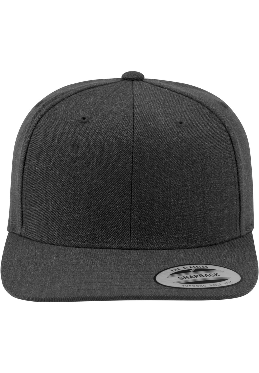 Klassieke Snapback - Donkergrijs/Donkergrijs