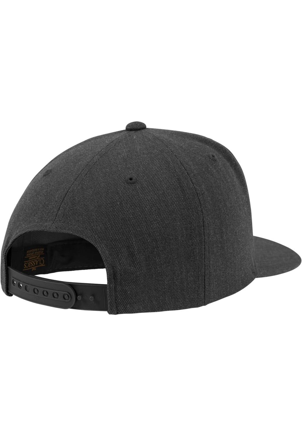 Klassieke Snapback - Donkergrijs/Donkergrijs