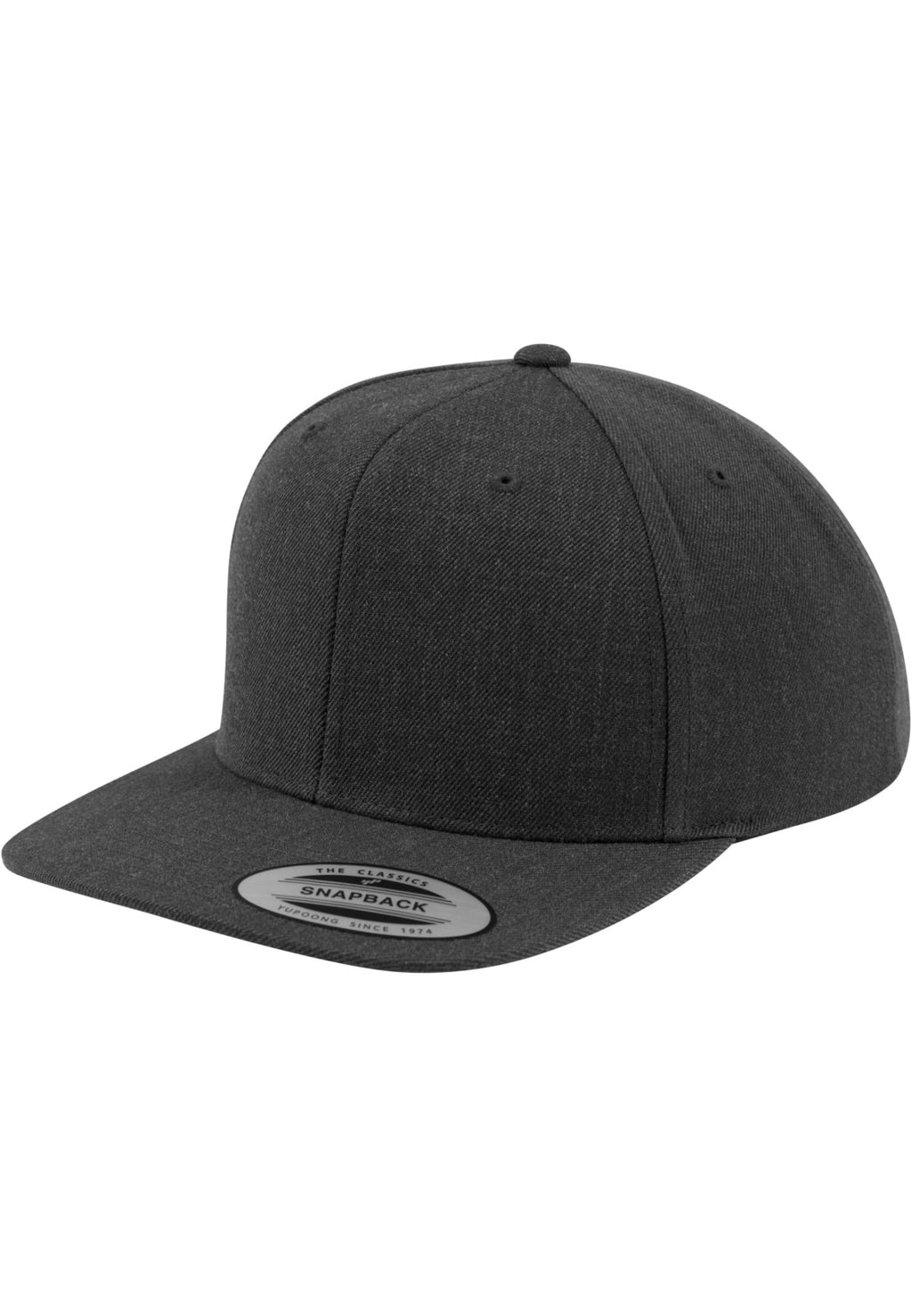 Klassieke Snapback - Donkergrijs/Donkergrijs