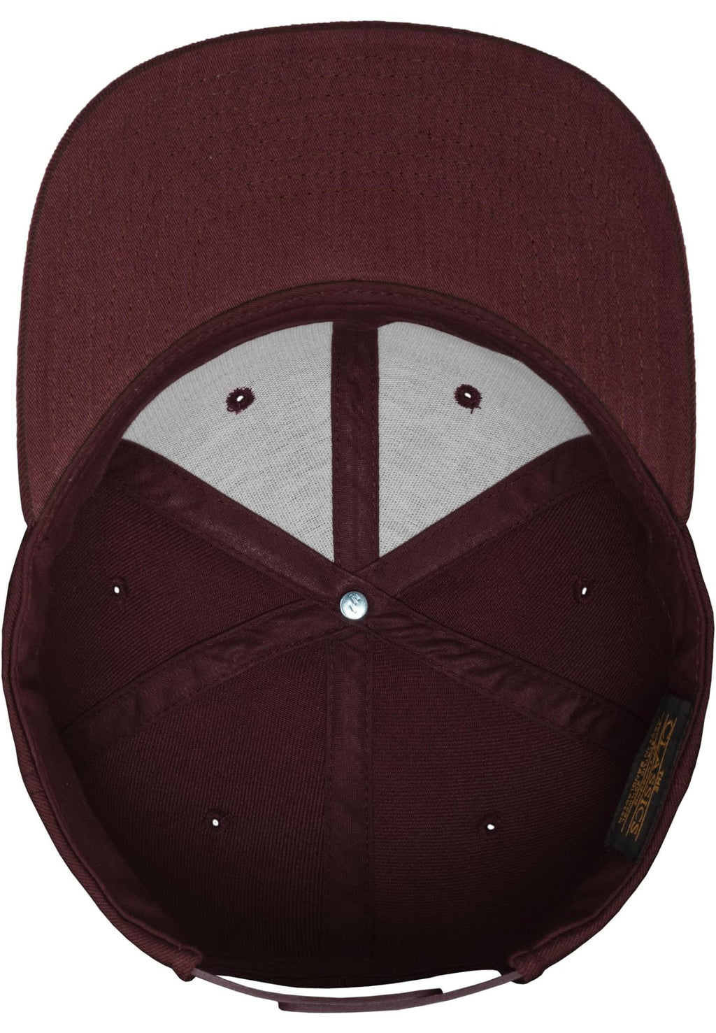 Klassieke Snapback - Maroon/Maroon