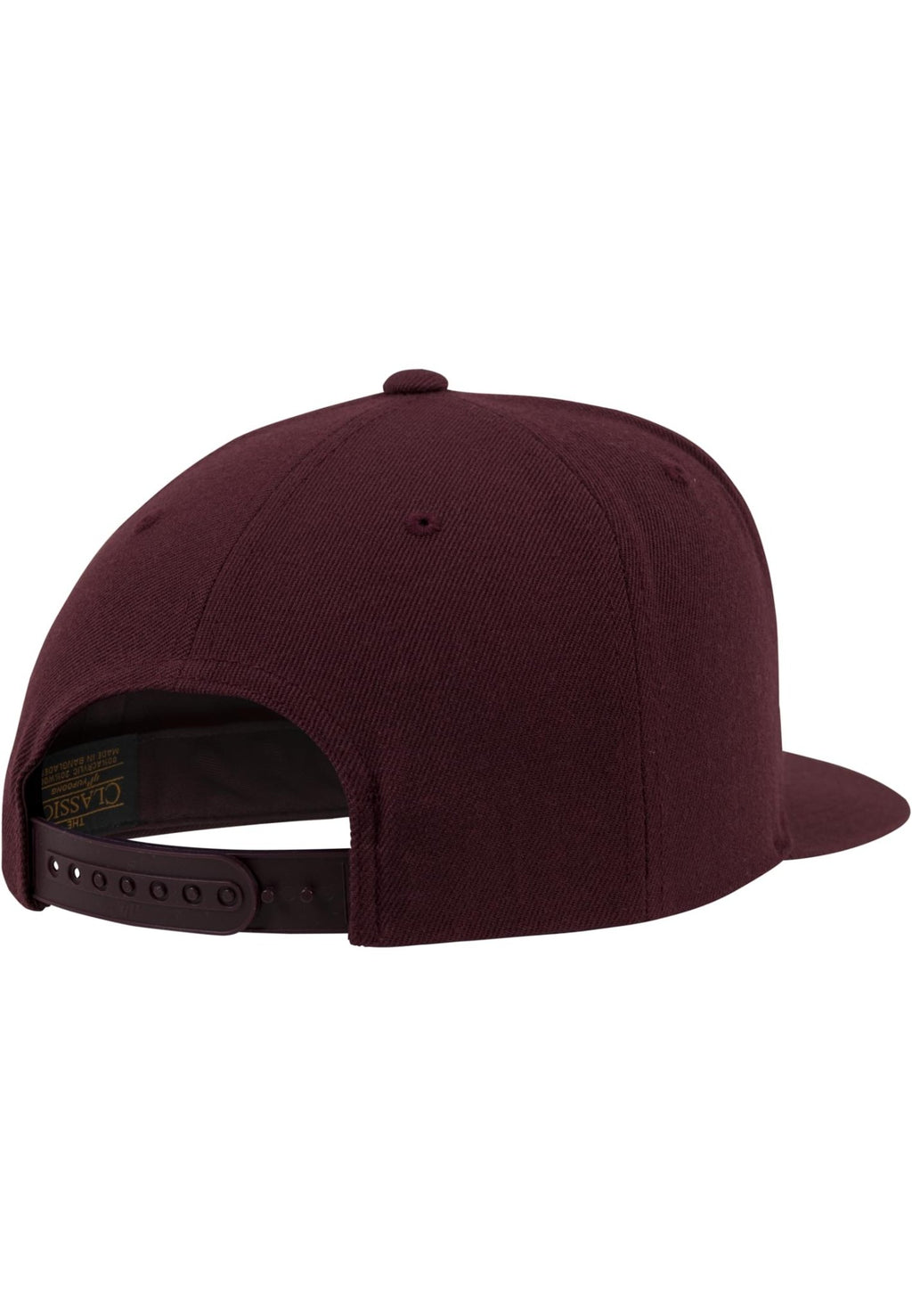 Klassieke Snapback - Maroon/Maroon