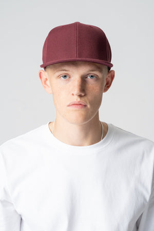 Classic Snapback - Maroon/Maroon