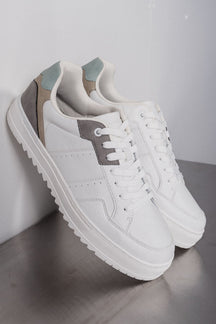 Classic Sneaker - White/Grey/Green