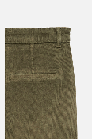 Margot brede corduroy Pants - druivenblad