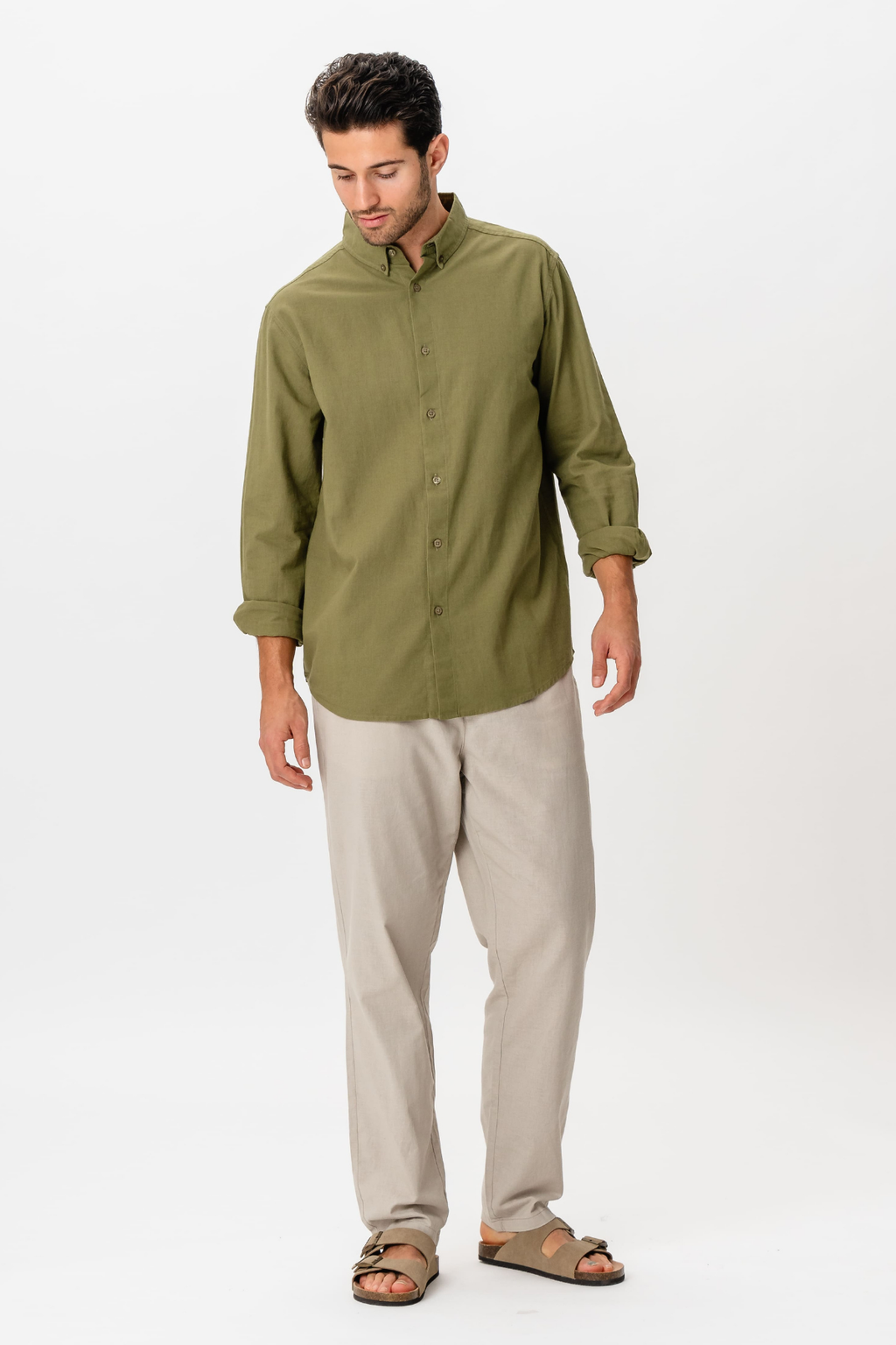 Linen Shirt - Green