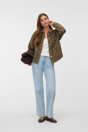 Jamie Corduroy Shacket - Zeemeermin