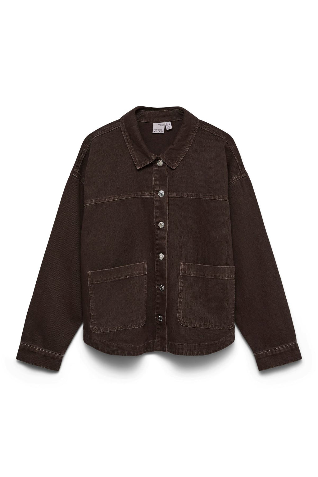 Jamie Denim Shacket - Chocolade Tort-Washed