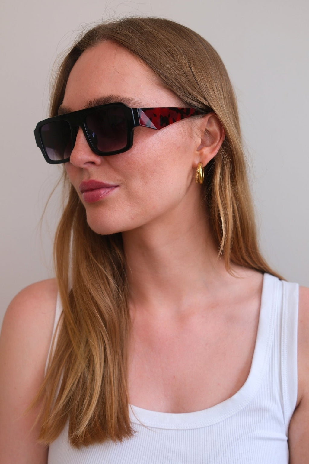 Nova Sunglasses - Black/Leopard