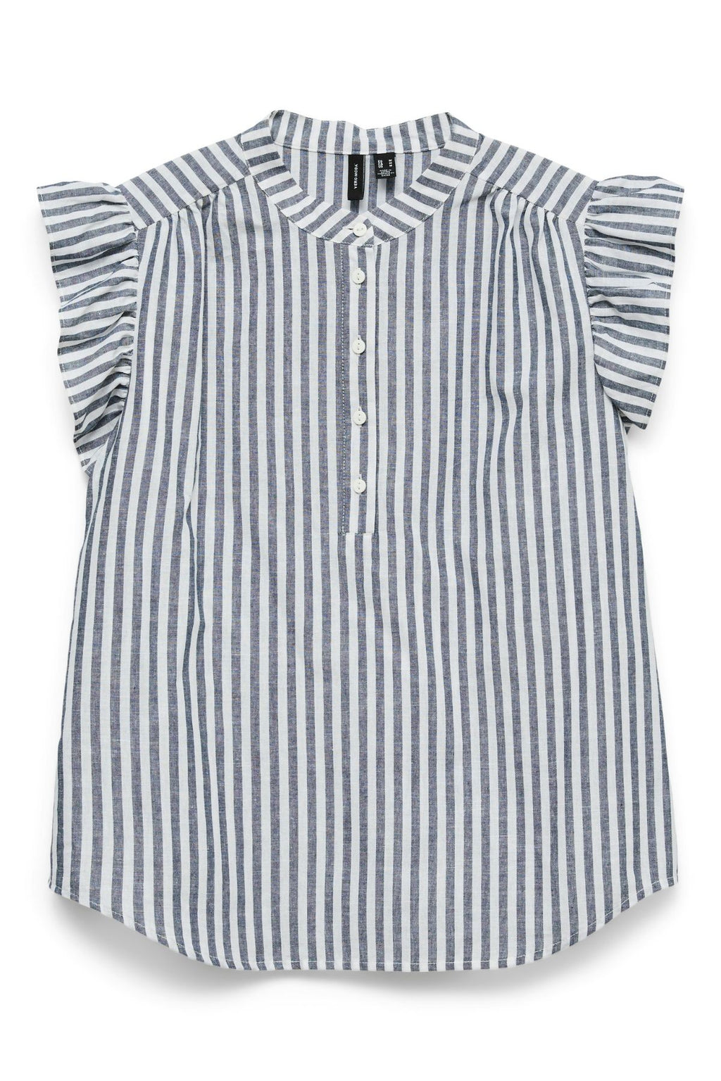 Selma Frill Top - Marine Blazer - Sneeuwwitje