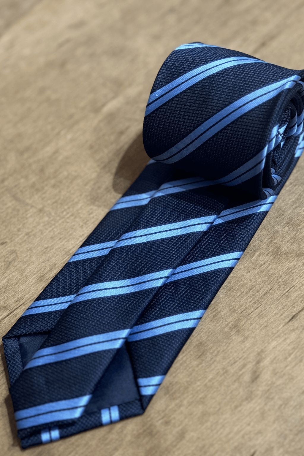 Tie - Black/Light Blue