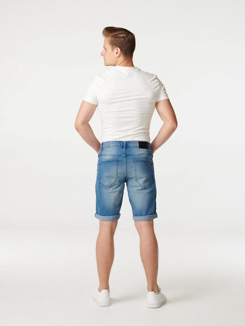 Denim shorts - blauw