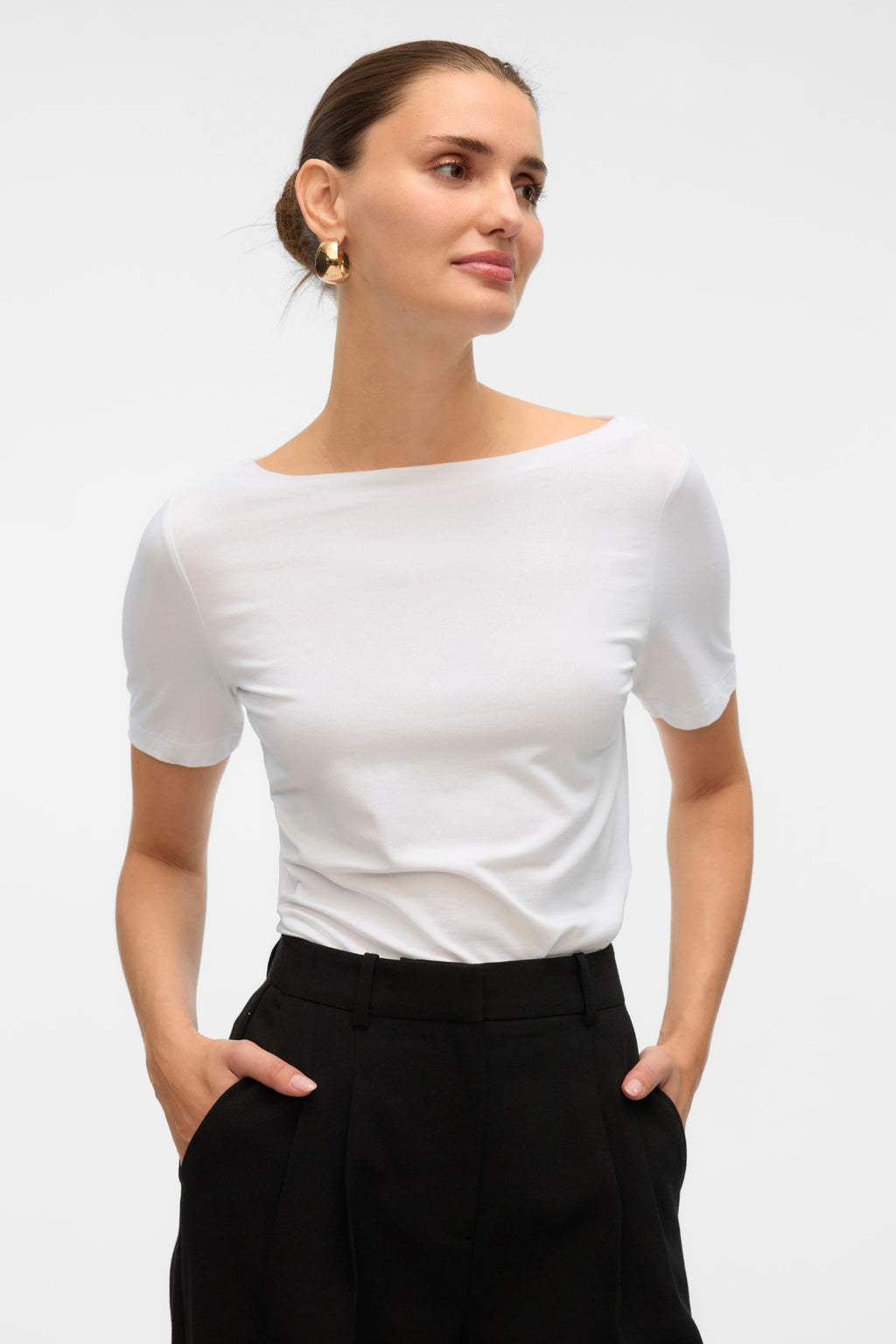 Panda Modal Topje - Helderwit