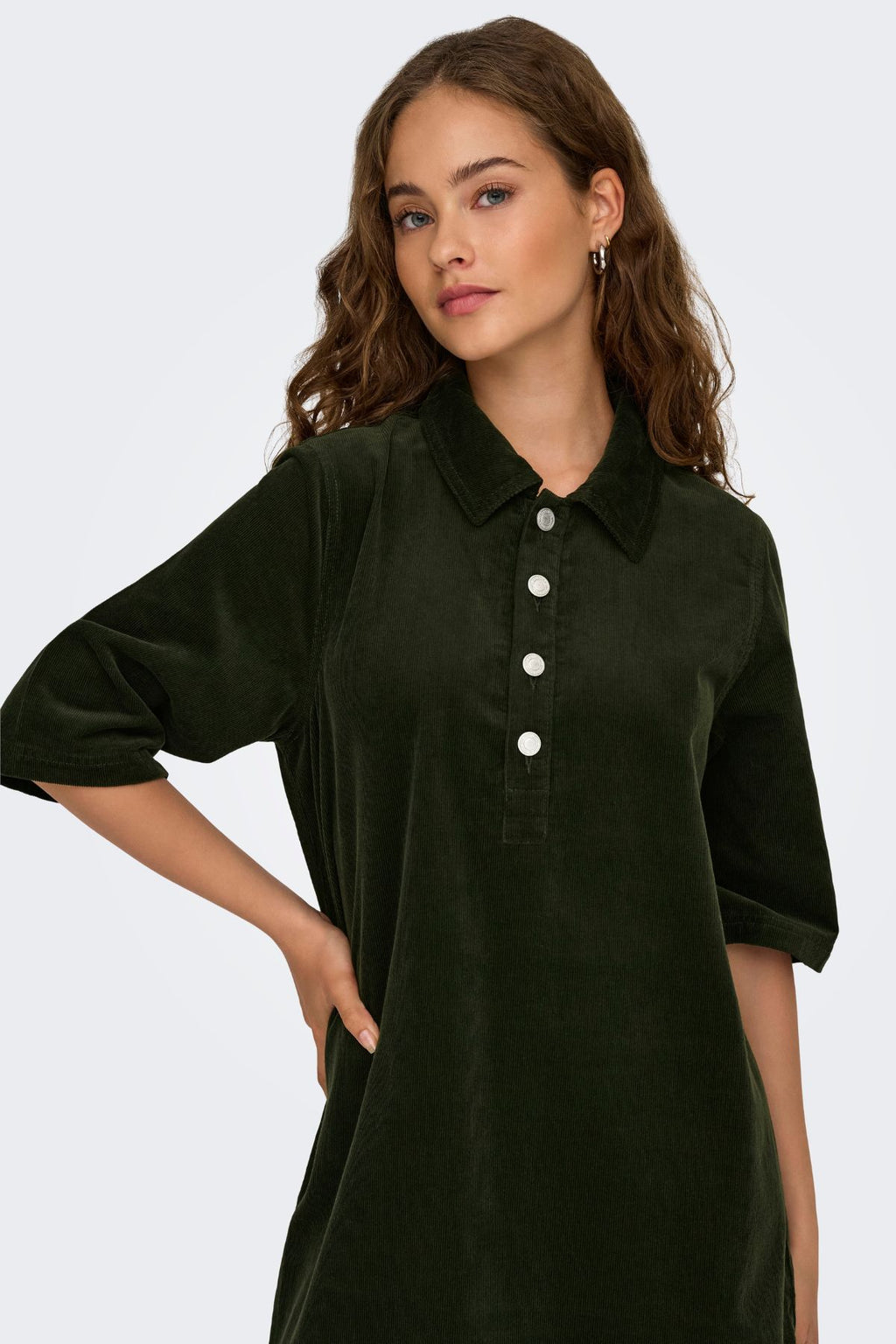 Nessa Cord Dress - Rosin