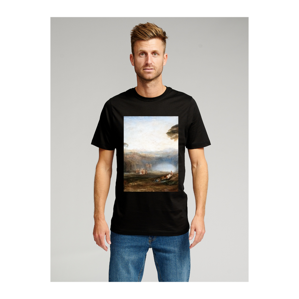 Biologisch Basic T -shirt - zwart