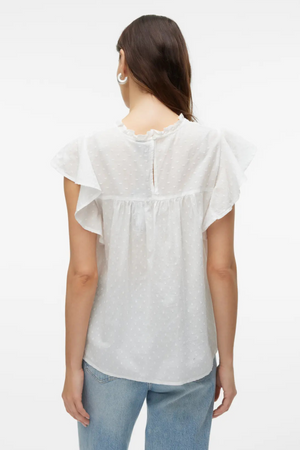 Trine Lace Top - Sneeuwwit