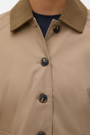 Chelseafia Short Jacket -  Silver Mink