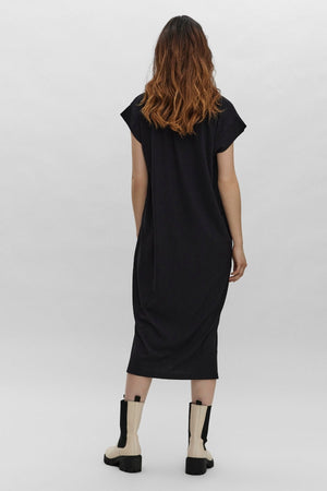 Phoenixy Cap Sleeve kuitjurk - zwart
