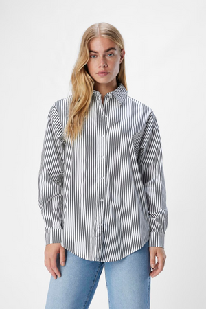 Tutta lo l/s shirt - zwart/wit