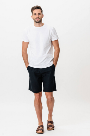Linen Shorts - Black