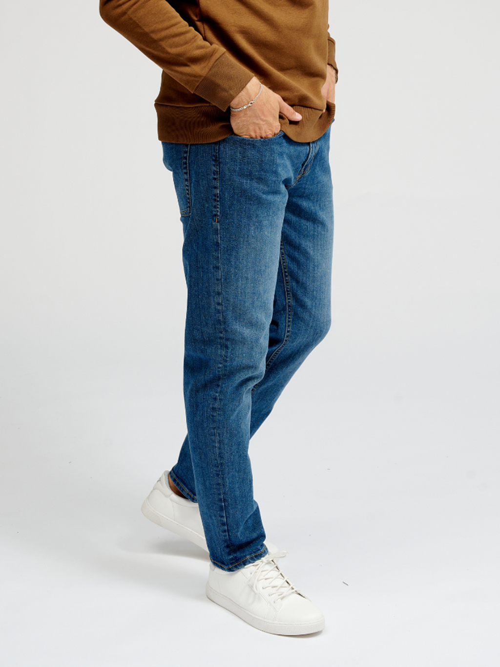 The Original Performance Jeans (normaal) - Medium Blauwe denim