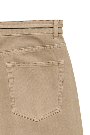 Wien Jeans met brede riem - Zilvermink