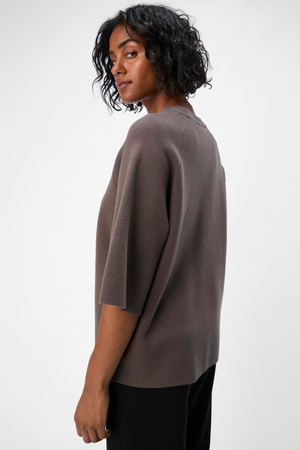 Reynard 2/4 gebreide pullover - Morel