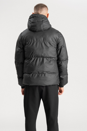 Jas met capuchon - Zwart